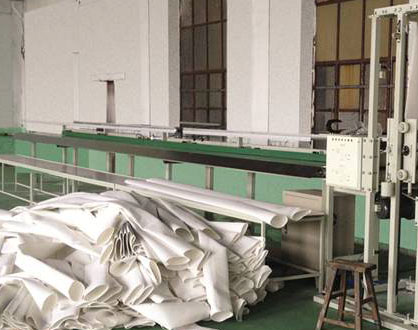 除塵布袋車間生產現(xiàn)狀圖